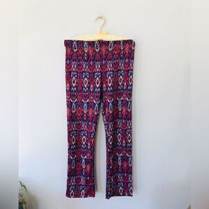 Free people | retro bootcut knit multi-color pants